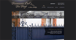 Desktop Screenshot of ferronnerie-art-forge.com